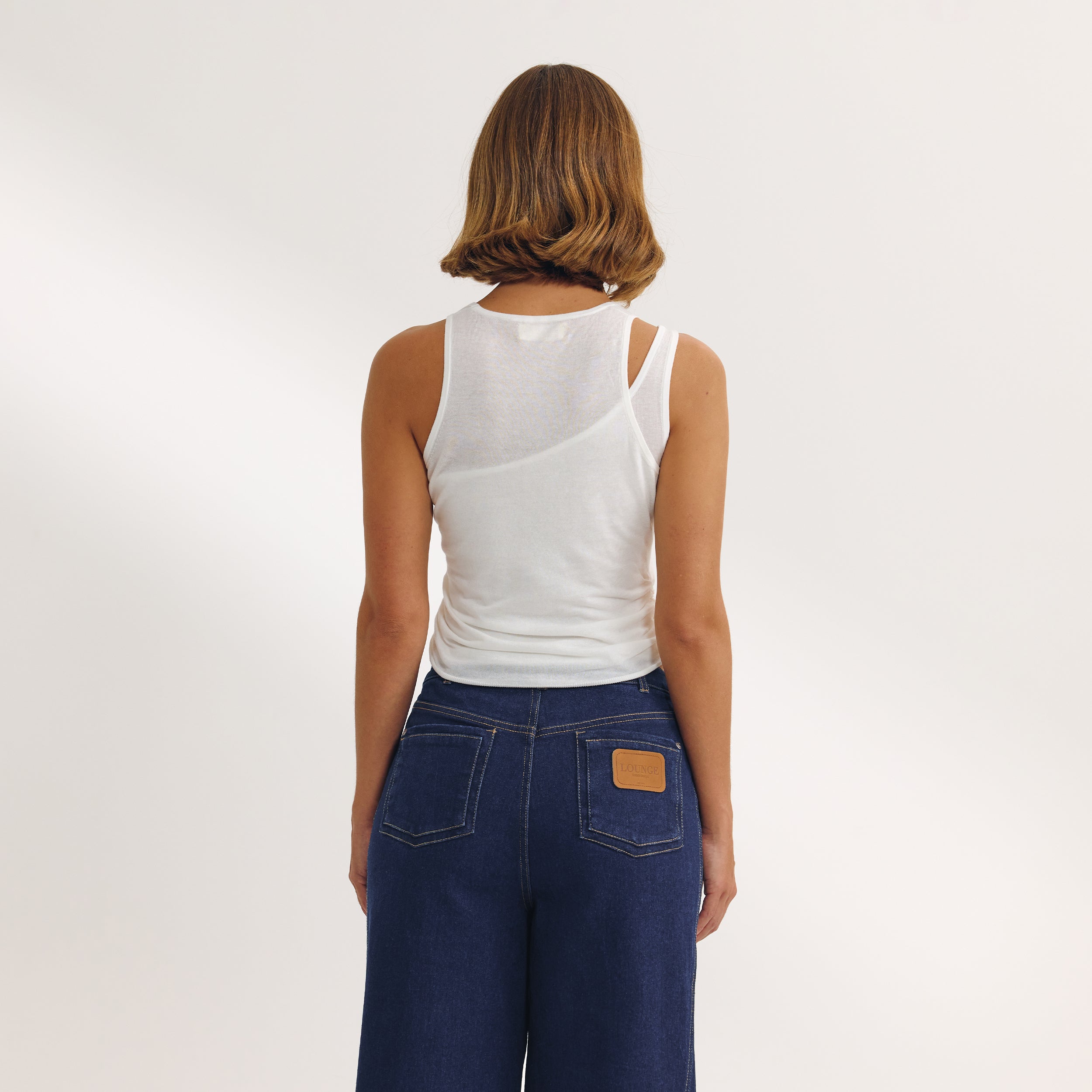 Layered Tank Top | Layered Tank Top - White