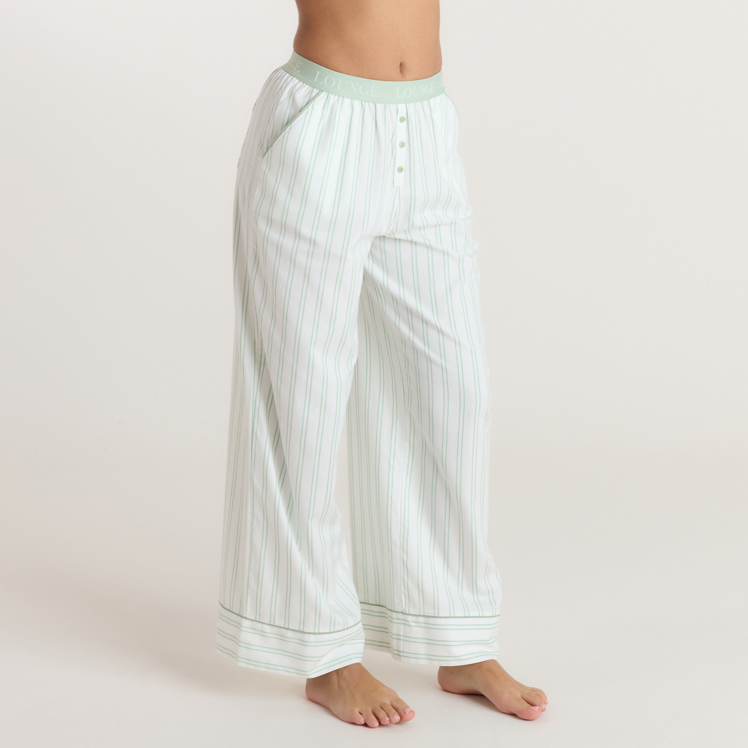 Mistletoe Pajama Bottoms | Mistletoe Pajama Bottoms - Sage