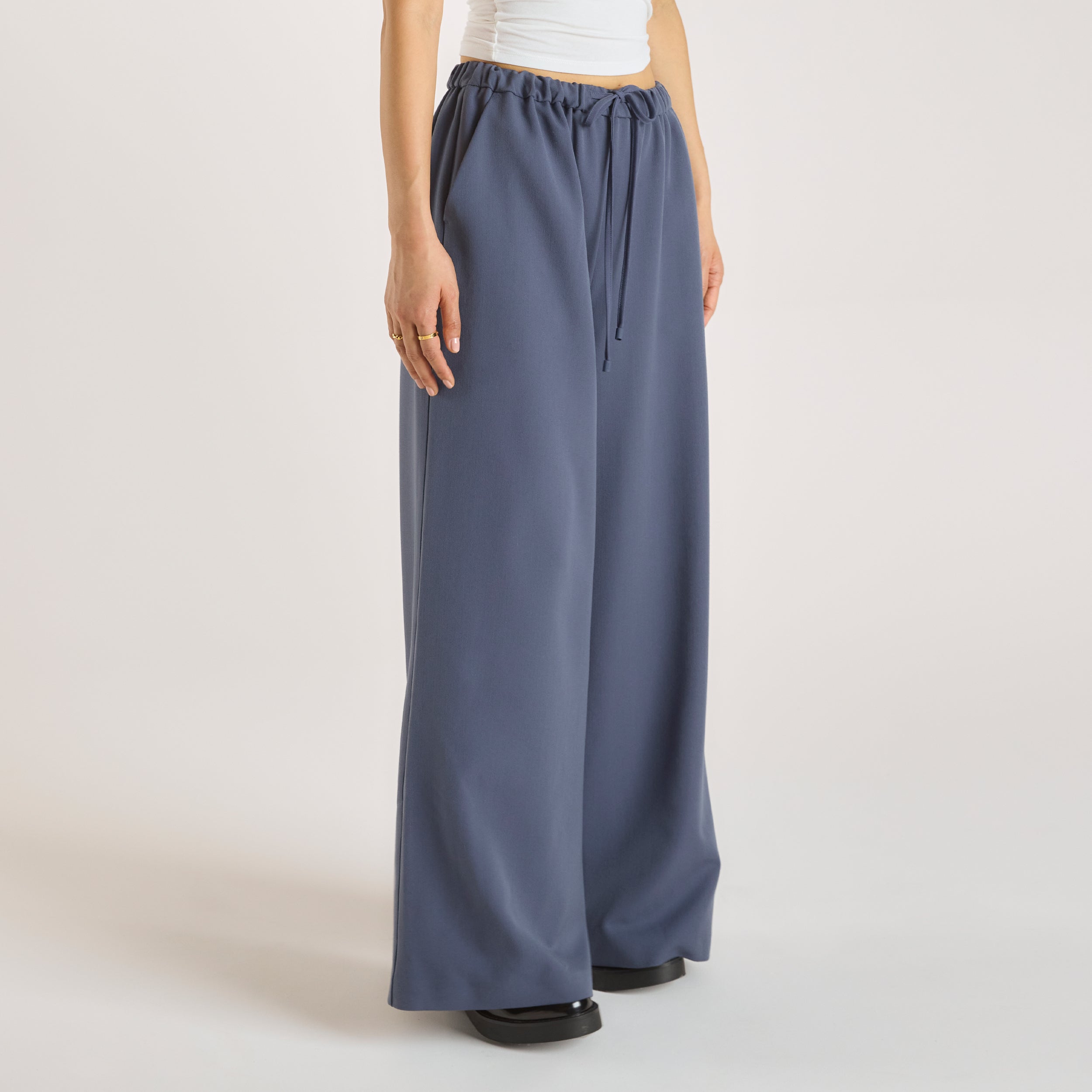 Relaxed-Fit Tailored Pants  | Relaxed-Fit Tailored Pants - Blue