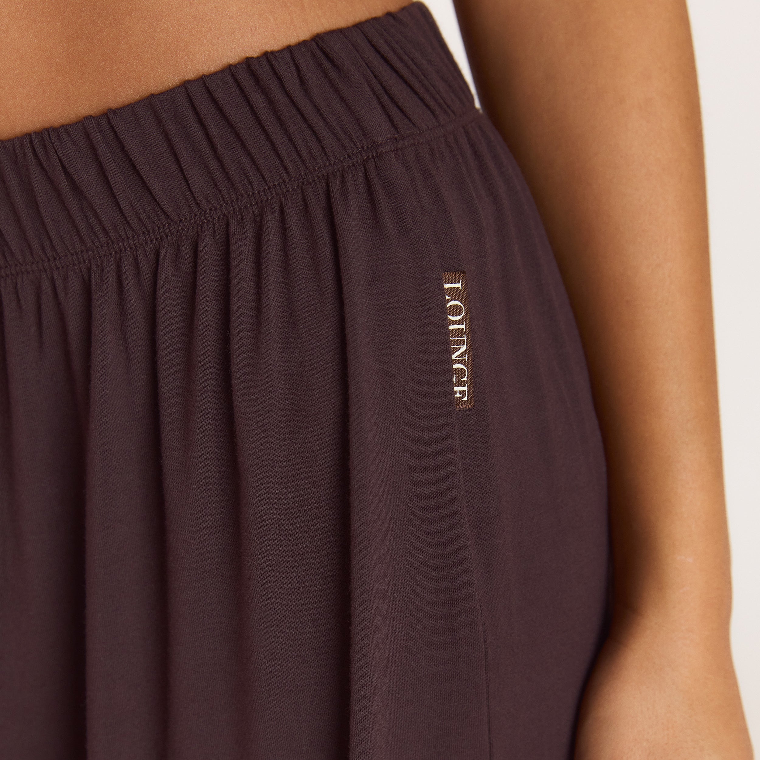 Modal Pyjama Bottoms | Modal Pajama Pants - Dark Chocolate