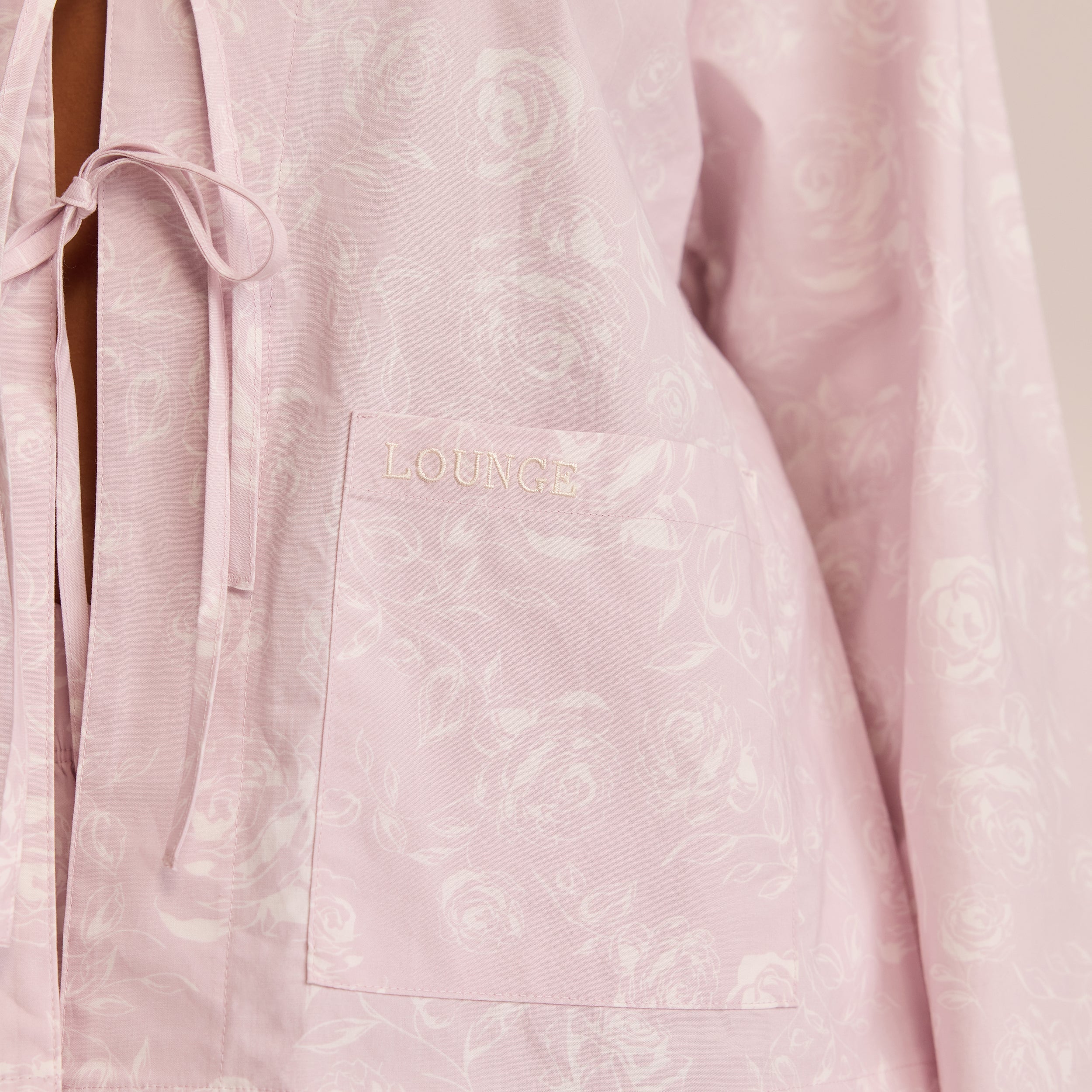 Cotton Pajama Shirt | Ava, XS