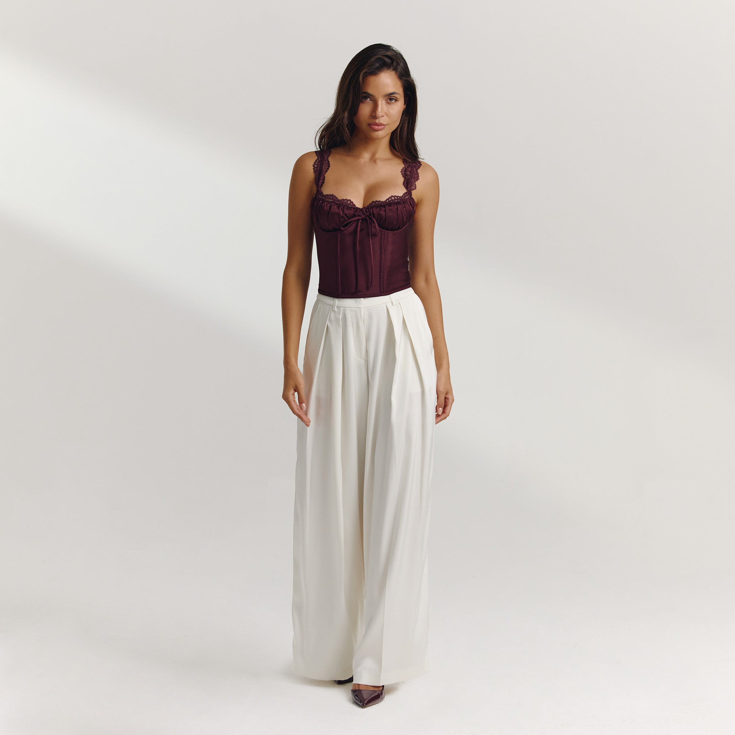 Eledora Corset Top | Eledora Corset Top - Plum