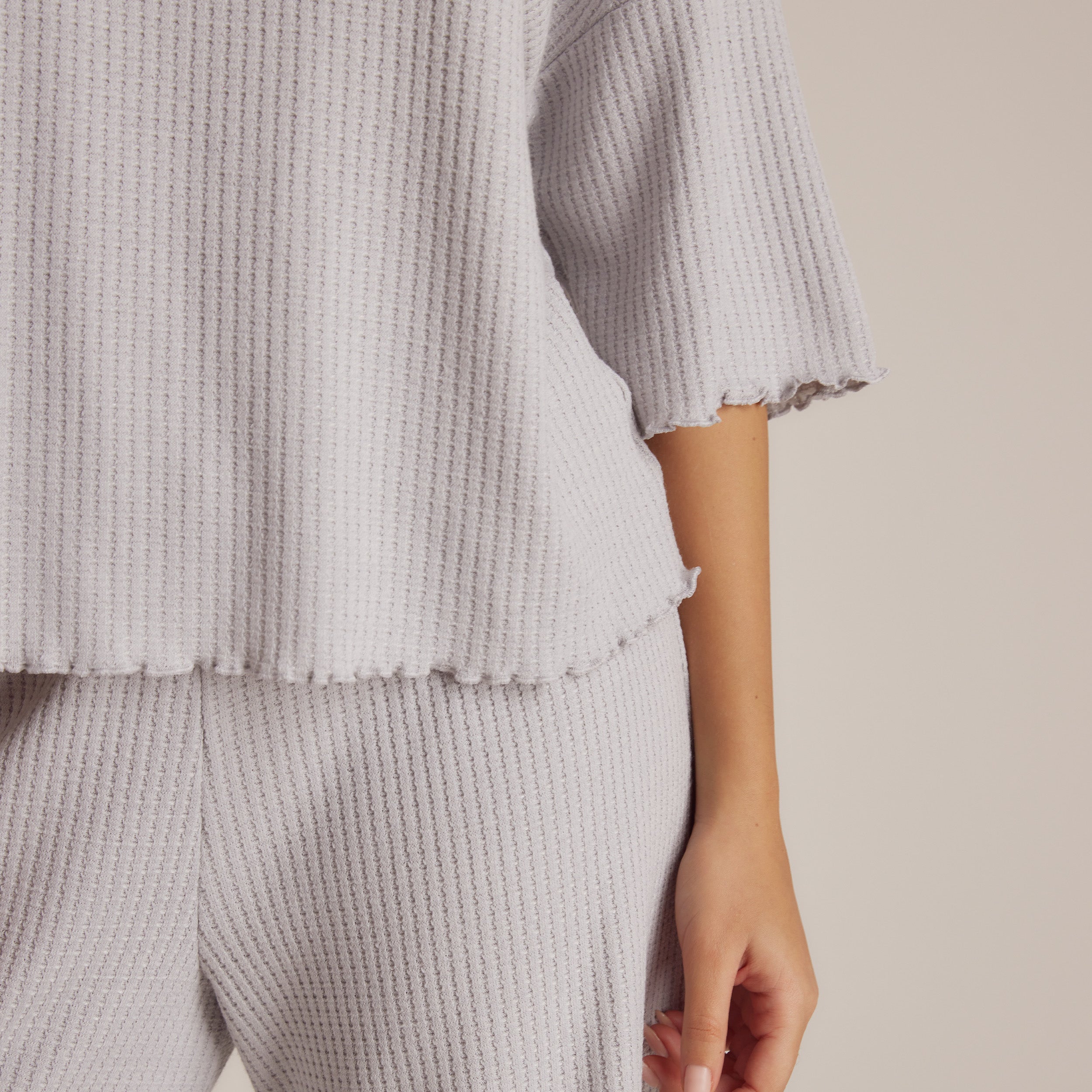 Soft Waffle Pajama Top | Imaani, S