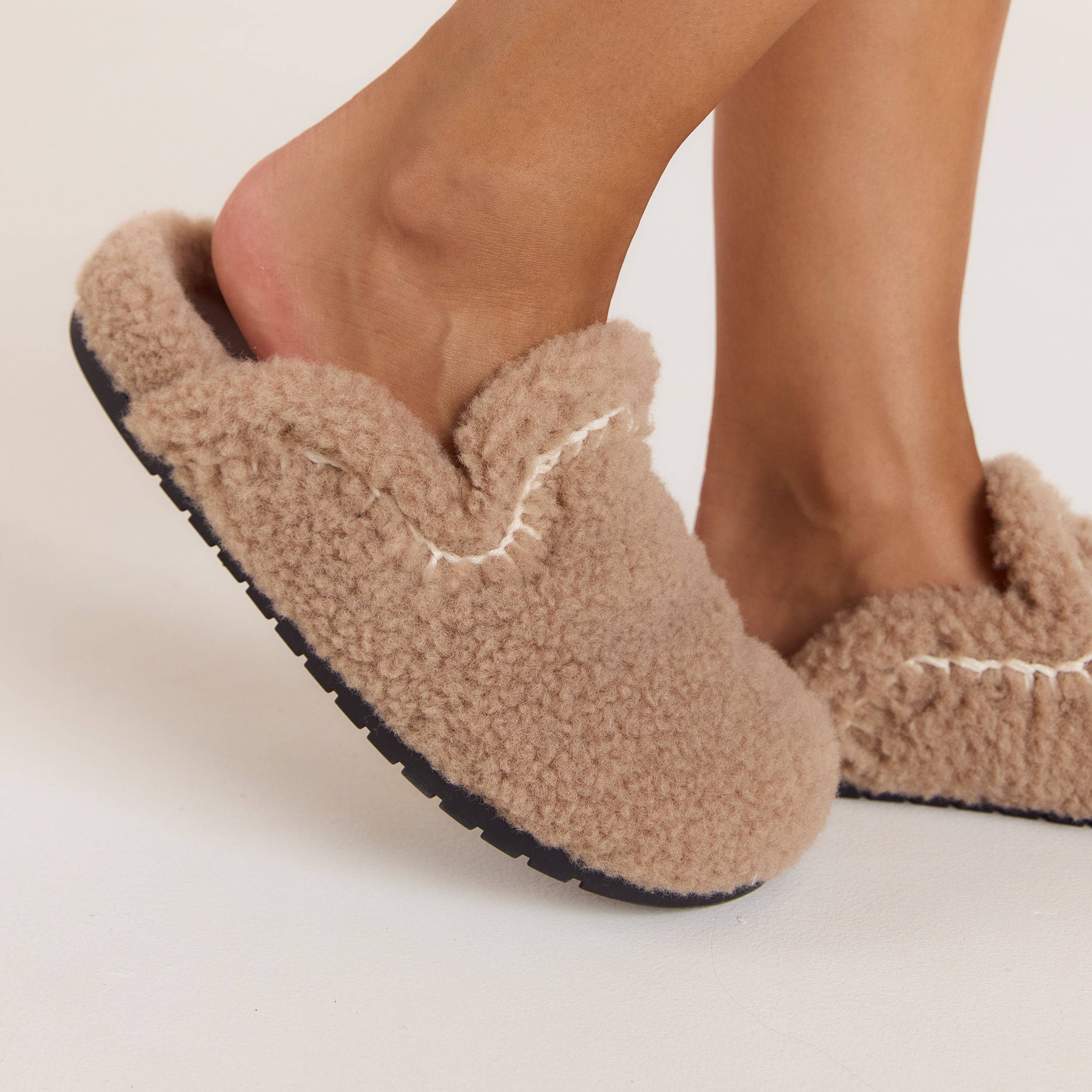 Anya Mule Slippers | Anya Mule Slippers - Mink