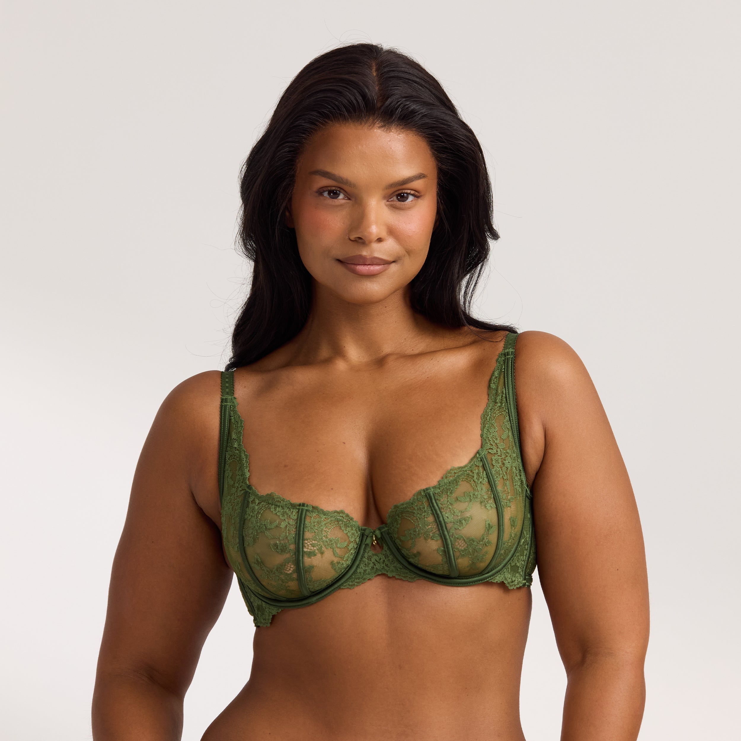 Enchant Plunge Bra | Enchant Plunge Bra - Olive