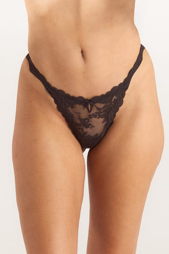 Adorn Thong - Dark Chocolate