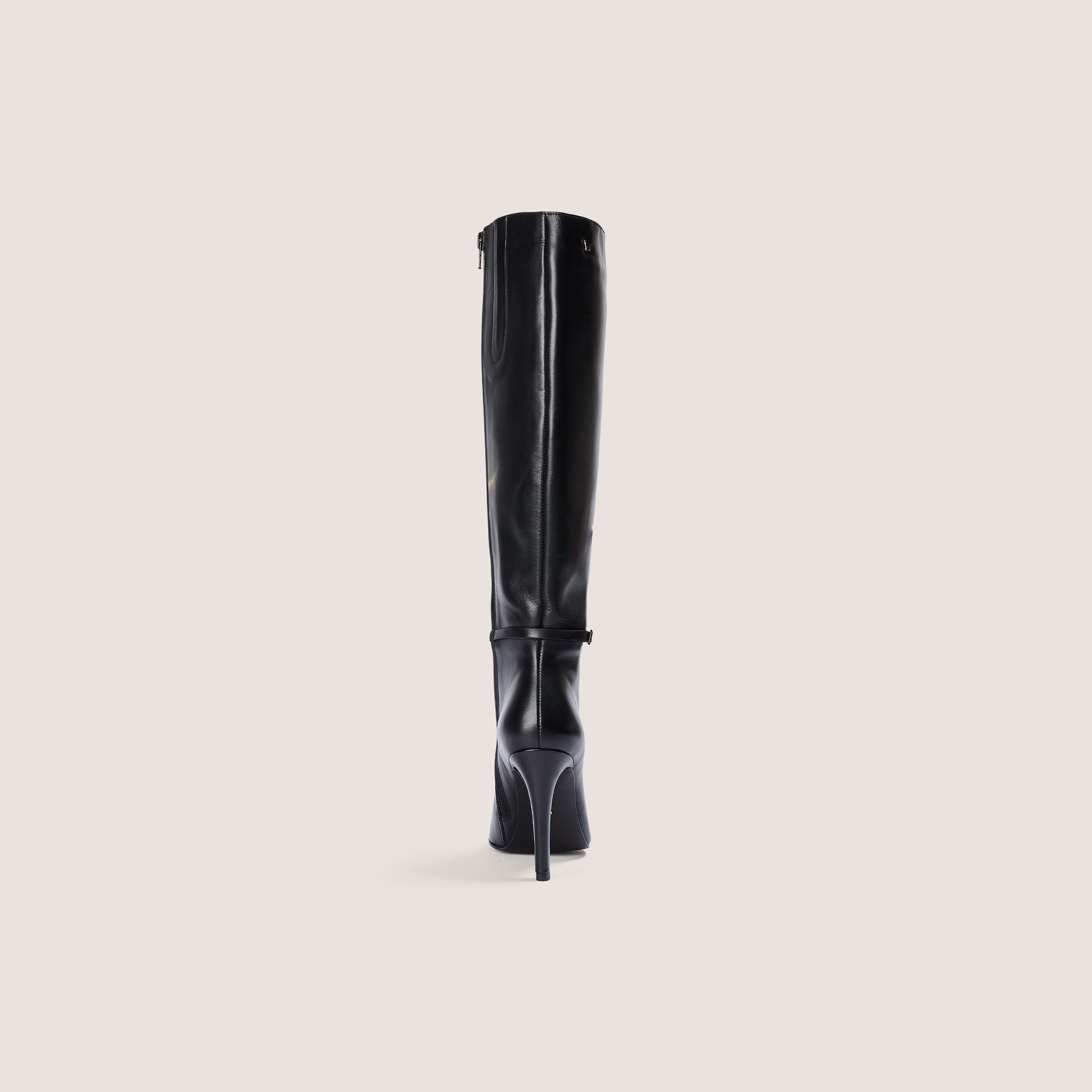 Juni Knee-High Leather Boots | Juni Knee-High Leather Boots - Black