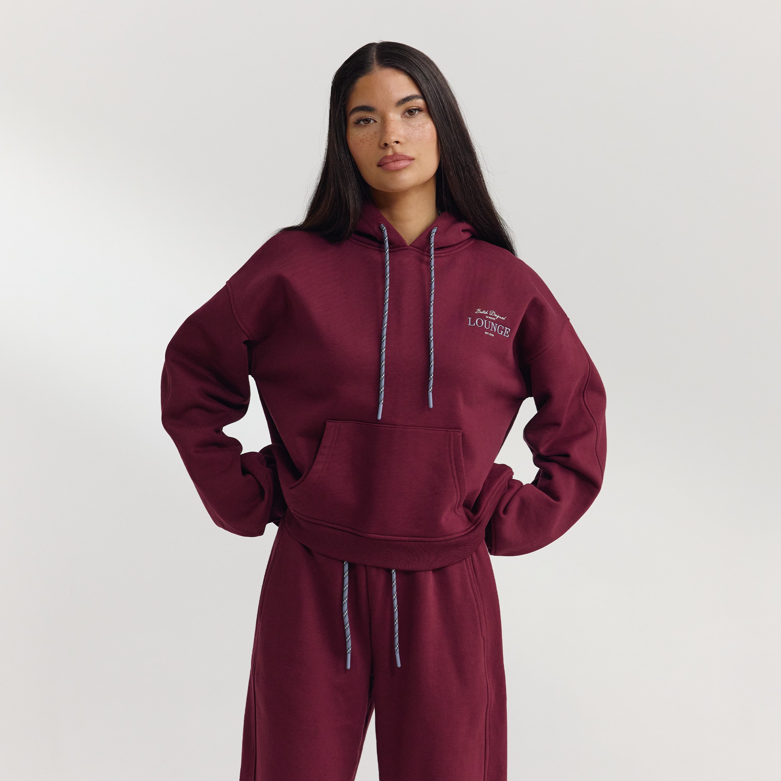 Oversized Hoodie - Cherry Lacquer