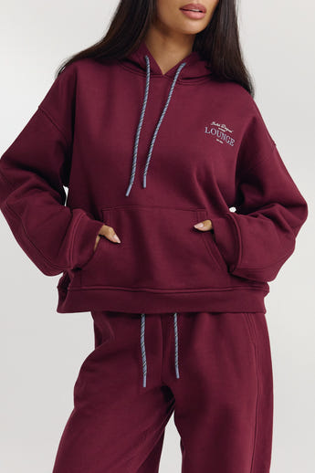 Oversized Hoodie - Cherry Lacquer alternate