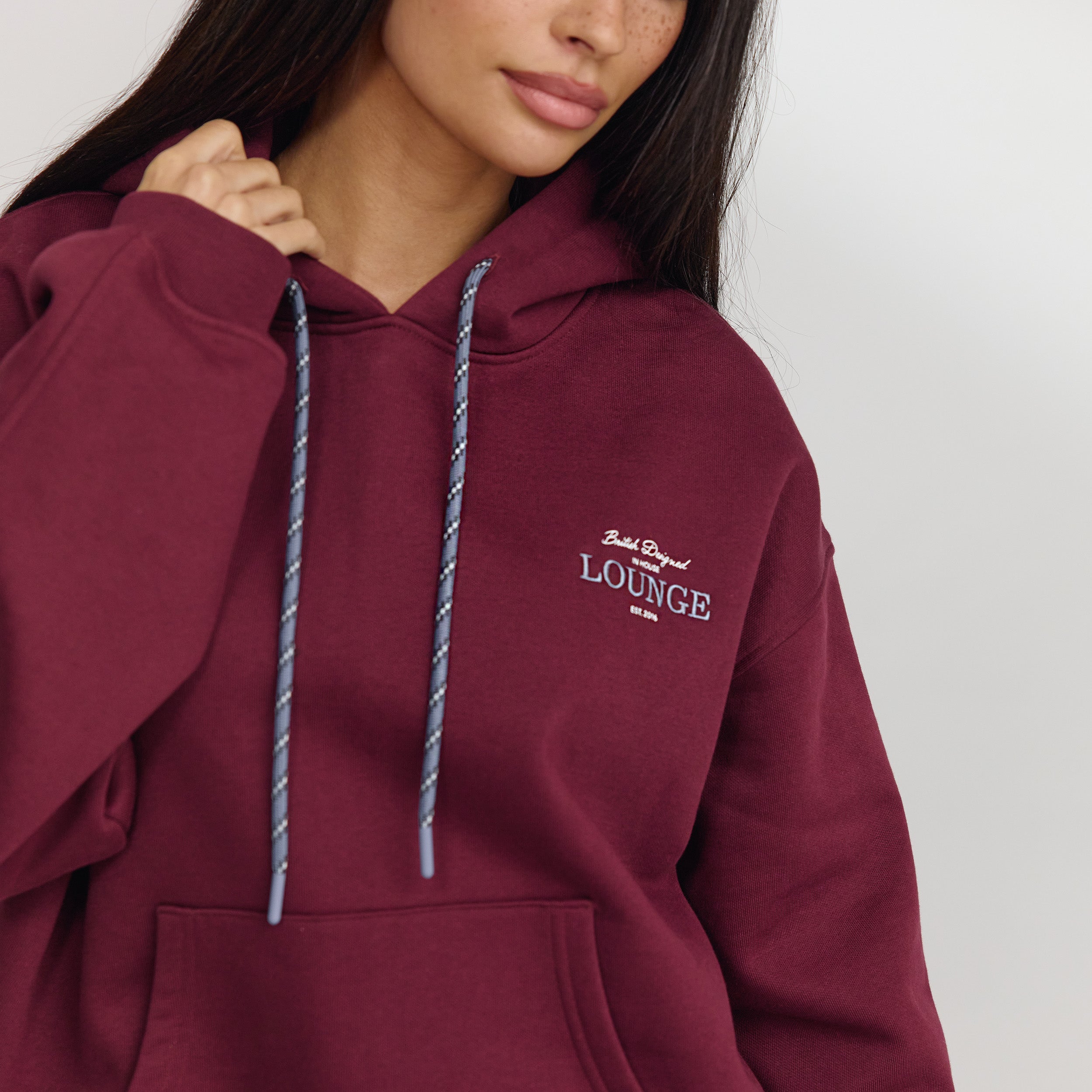 Oversized Hoodie | Oversized Hoodie - Cherry Lacquer