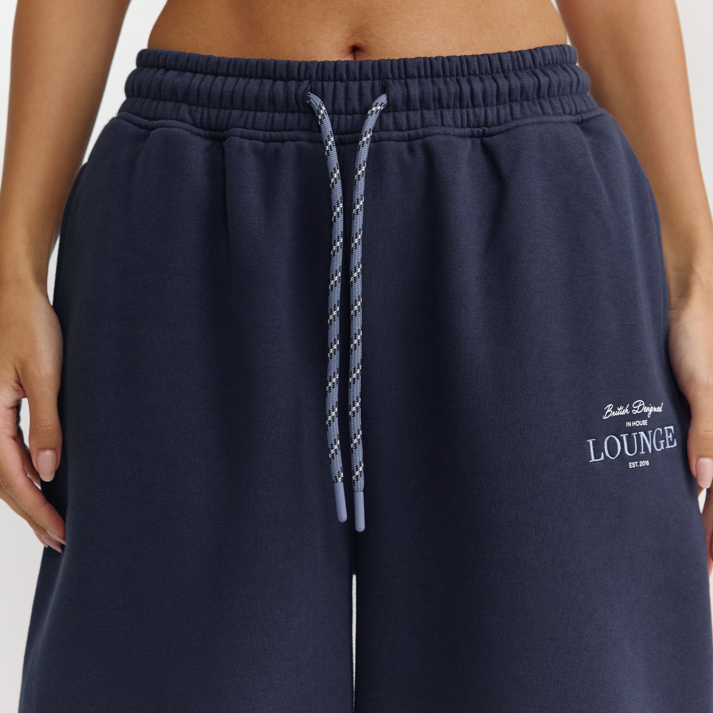 Barrel Leg Sweatpants | Barrel Leg Sweatpants - Dark Blue