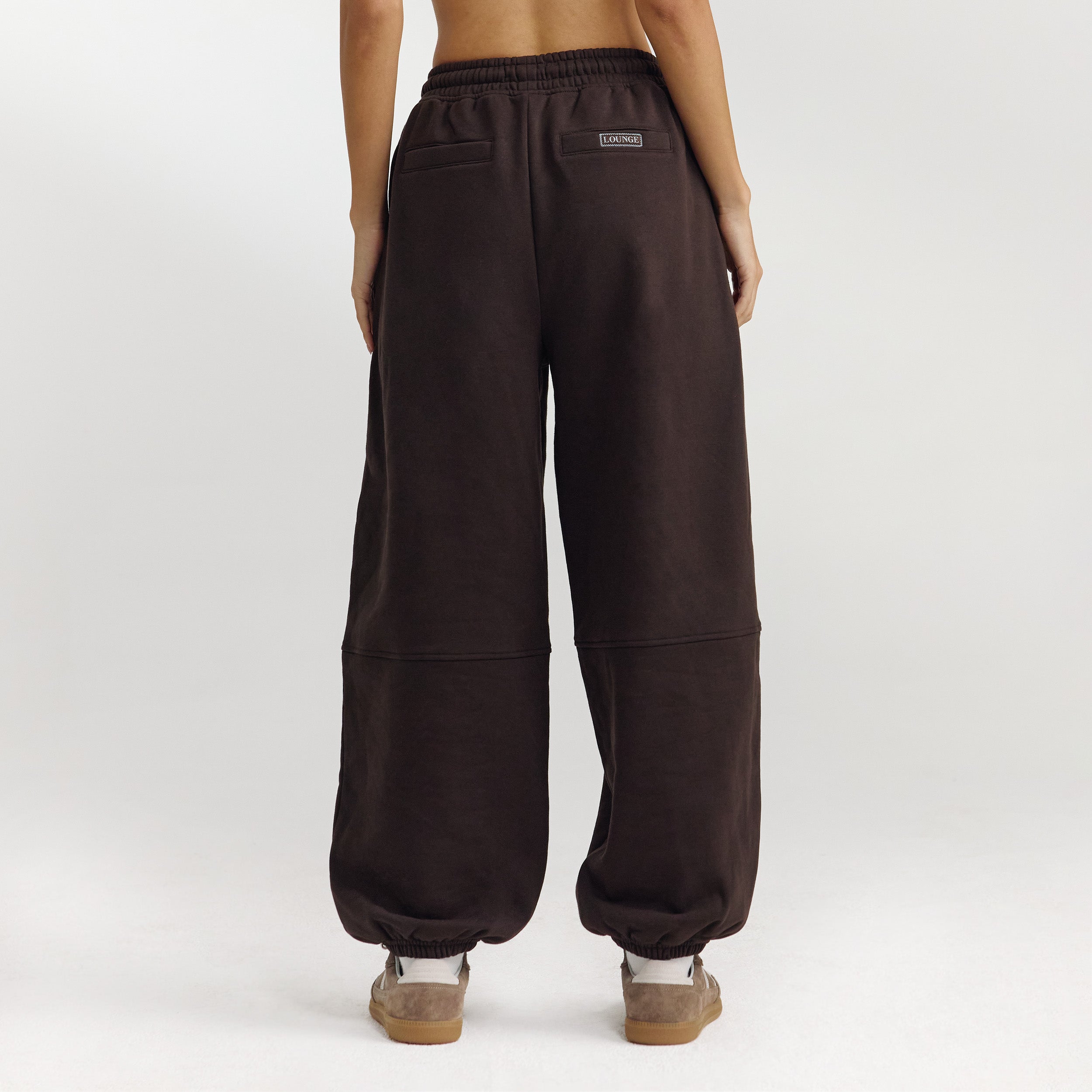 Barrel Leg Sweatpants | Barrel Leg Sweatpants - Dark Chocolate
