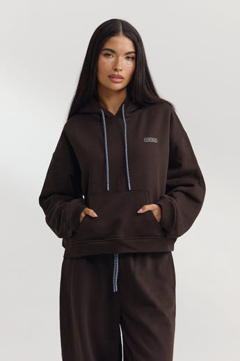 Oversized Hoodie - Dark Chocolate alternate