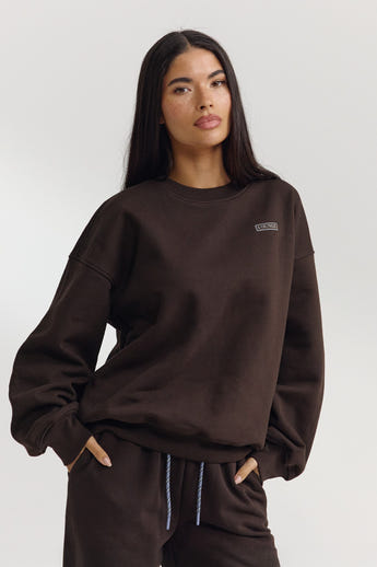 Oversized Sweater - Dark Chocolate