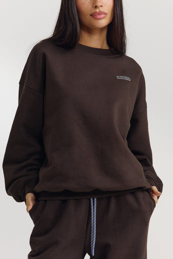 Oversized Sweater - Dark Chocolate alternate
