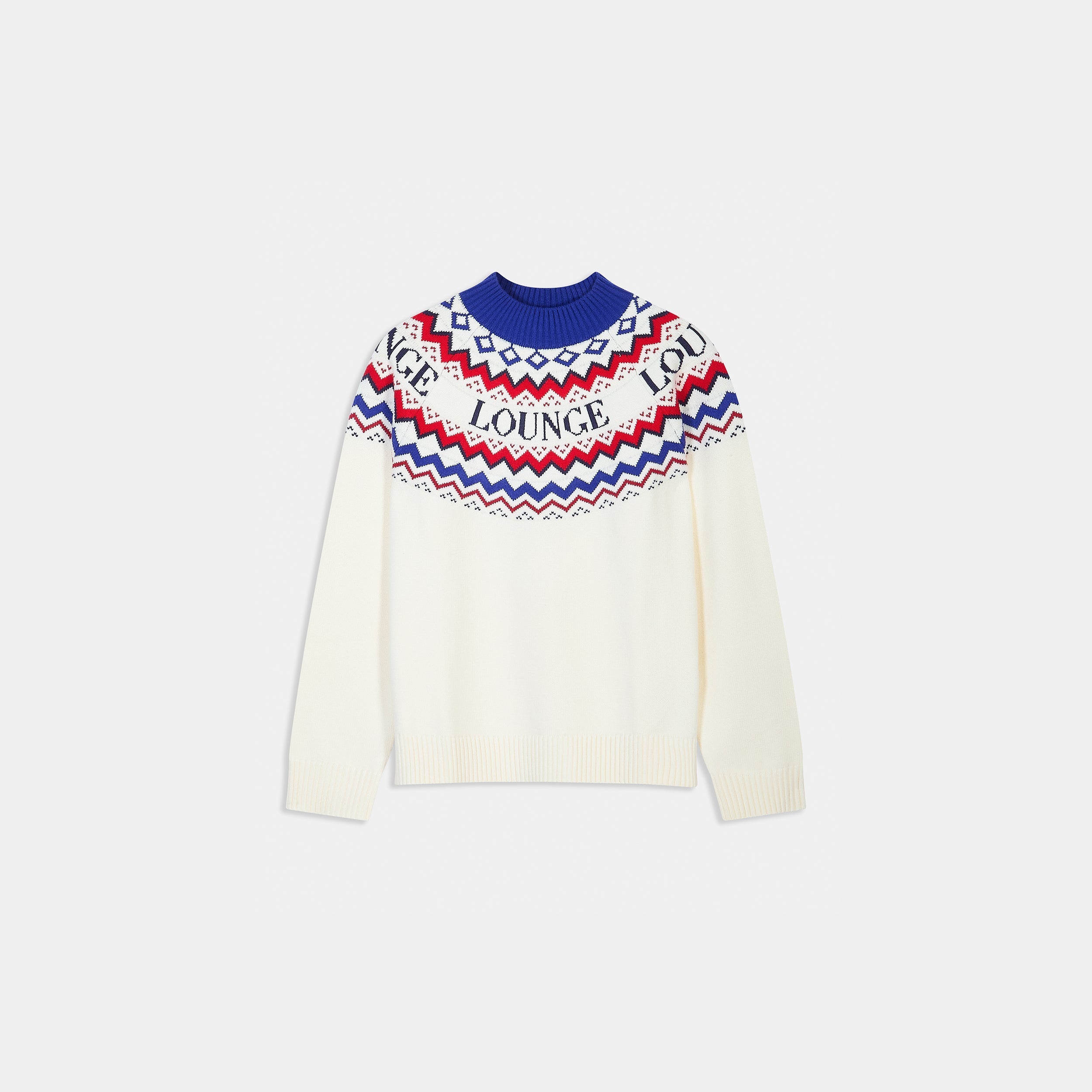 Fairisle Knitted Jumper | Fairisle Knitted Jumper - Cream/Red