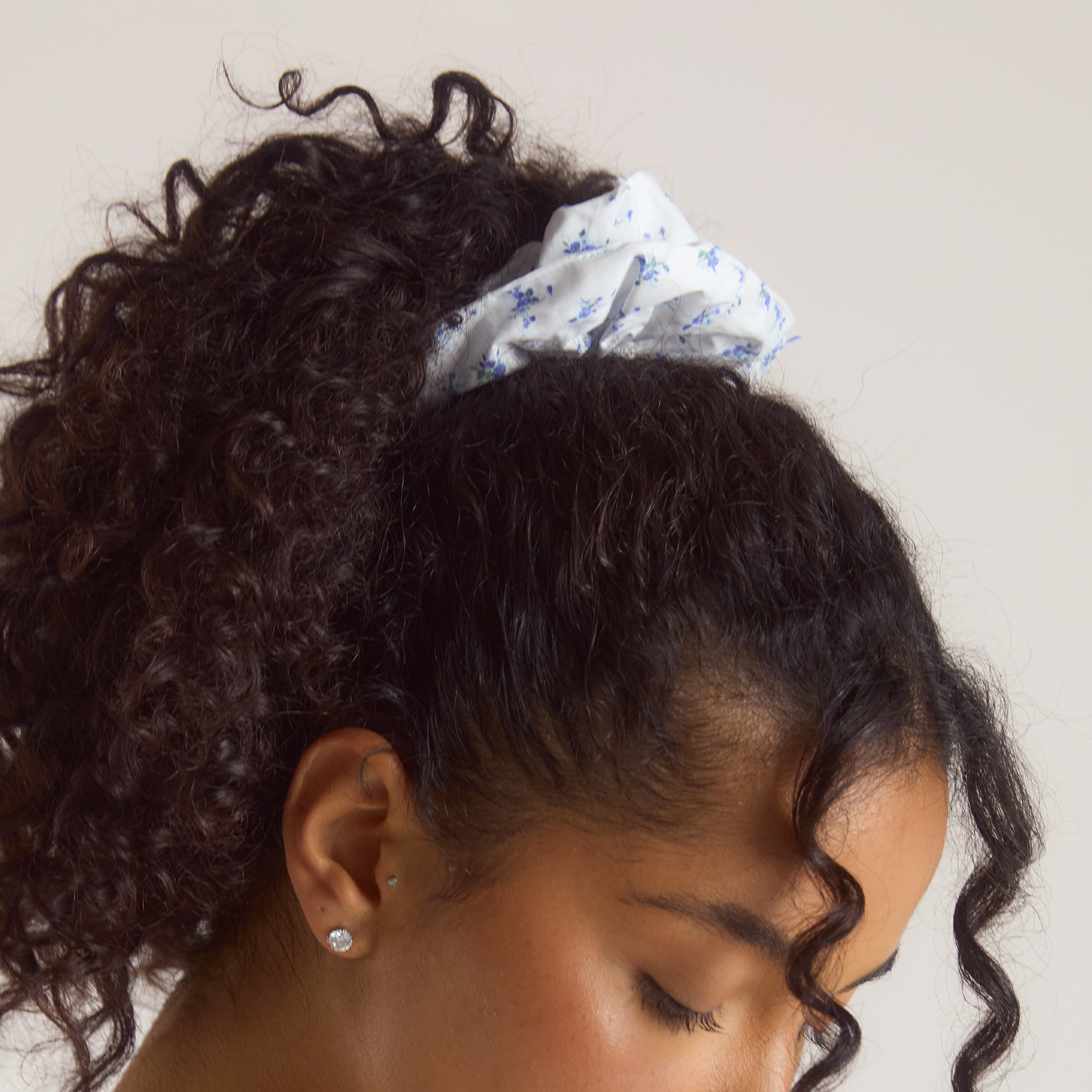 Bloom & Stripe Scrunchies (3-Pack) - Multicolour alternate